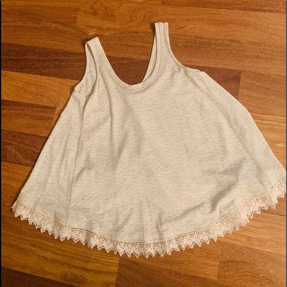 Tank Top sleeveless Grey Stripe